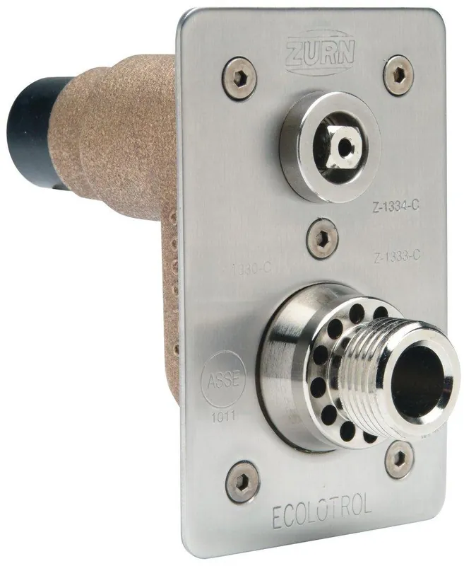 Zurn Z1333-C LC Polished Stainless Steel 3/4 in. Female Solder and MPT x GHT Wall Hydrant