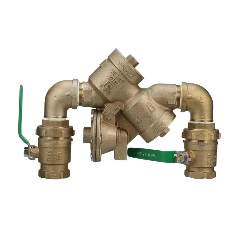 Zurn 2-975XL2SEU Reduced Pressure Principle Backflow Preventer 2 in. Cast Bronze