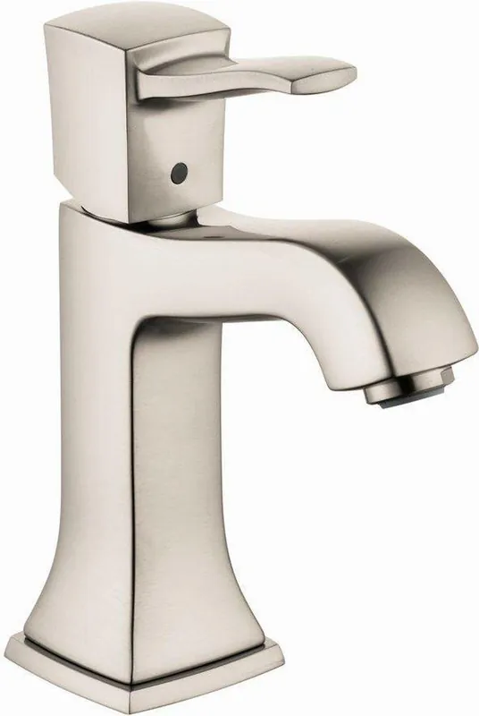 Hansgrohe 31300821 Metropol Classic Single Handle Monoblock Bathroom Sink Faucet in Brushed Nickel