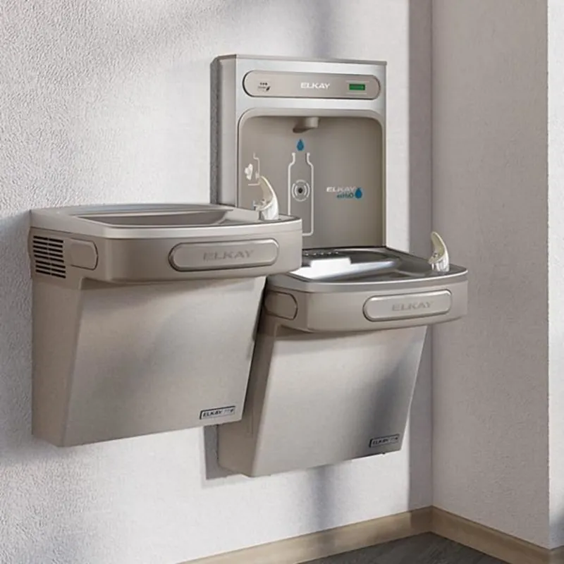 Elkay LZSTLG8WSLK ezH2O Bottle Filling Station & Versatile Bi-Level ADA Cooler 8.0 GPH