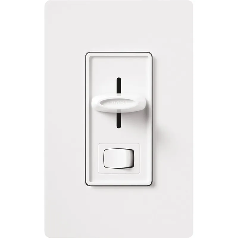 Lutron SF-10P-WH Skylark Dimmer with On/Off Switch 120V/8A