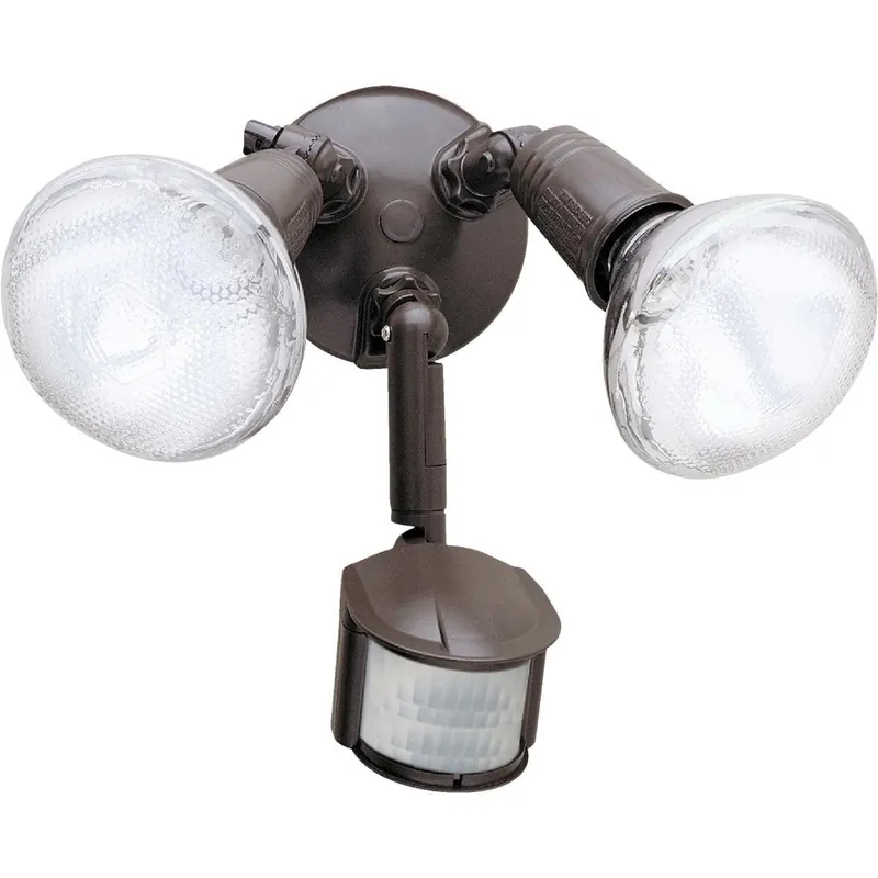 Halo MS185 Motion Sensing Dusk To Dawn Incandescent Floodlight Fixture