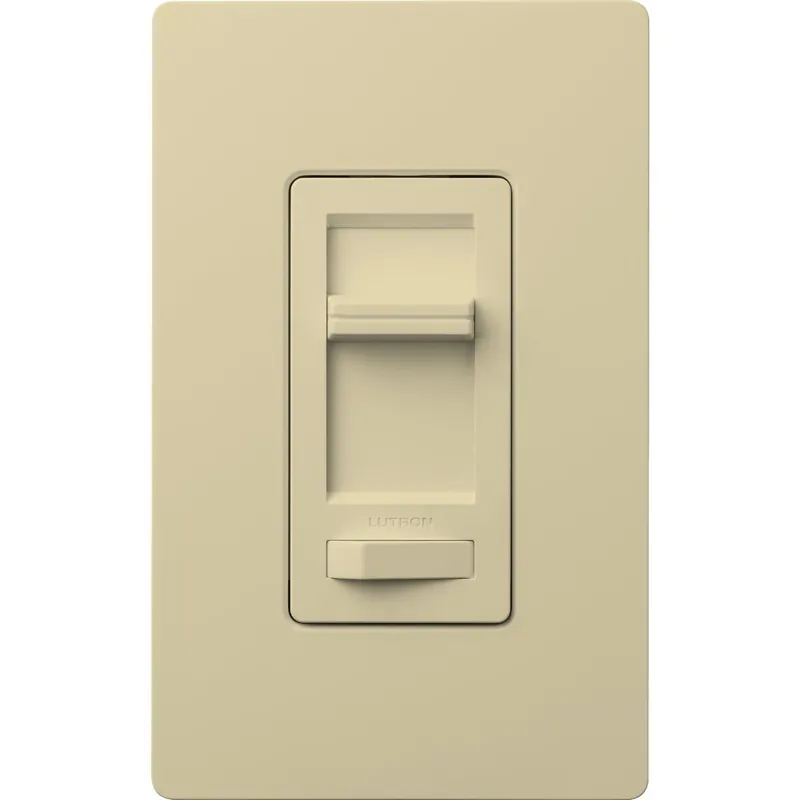 Lutron LECL-153PH-IV Lutron Lumea Incandescent/Halogen/LED/CFL Ivory Slide Dimmer Switch