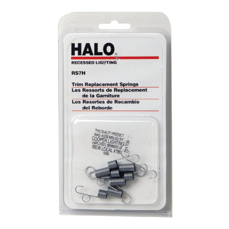 Halo RS7H Recessed Lighting Replacement Trim Springs (4-Pack)