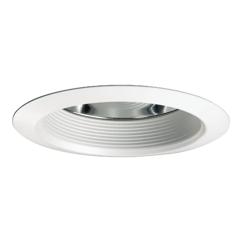 Halo 30WATH Air-Tite 6 In. White Baffle w/Clear Reflector Recessed Fixture Trim