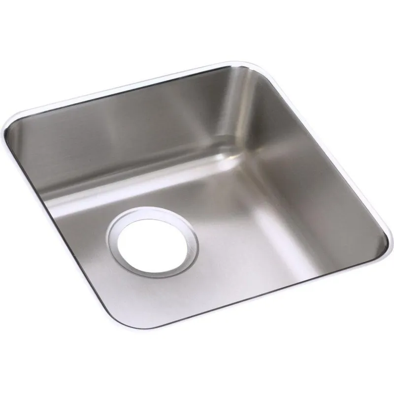 Elkay ELUHAD141450 Lustertone 16-1/2 x 16-1/2 in. Undermount Stainless Steel Bar Sink