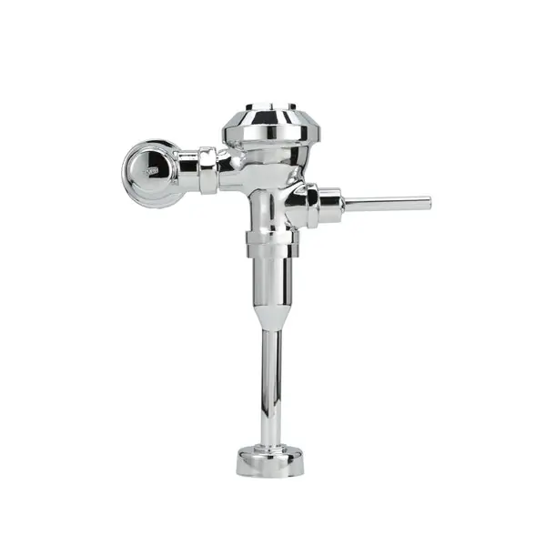 Zurn Z6003-YB-YC Aquaflush Exposed Manual Diaphragm Flush Valve with 3.5 GPF Sweat Solder Kit and Cast Wall Flange in Chrome