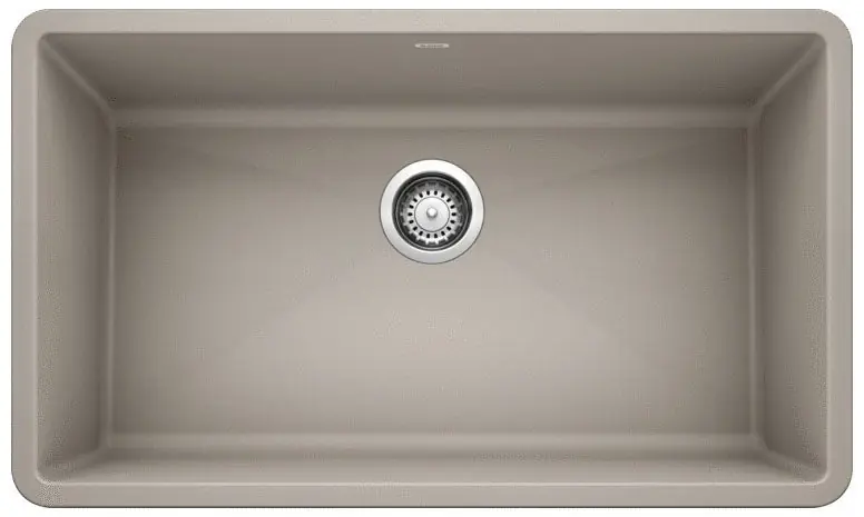 Blanco 442740 Precis Silgranit Kitchen Sink Gray