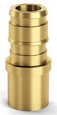 Zurn QE677GX F1960 Expansion XL Brass MSWT Adapter - 3/4 EX PEX x 1 MSWT