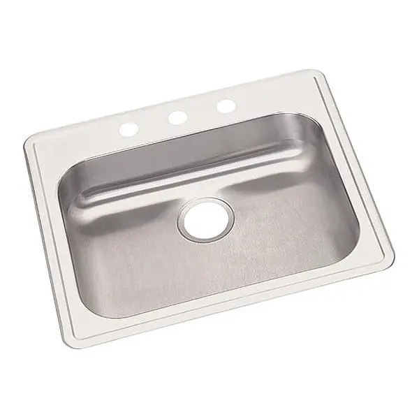 Elkay GE125223 Dayton Stainless Steel Drop-In Sink 25 X 22 X 5-3/8
