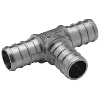 Zurn QQT554GFX XL Brass Tee - 1 Barb x 1 Barb x 3/4 Barb