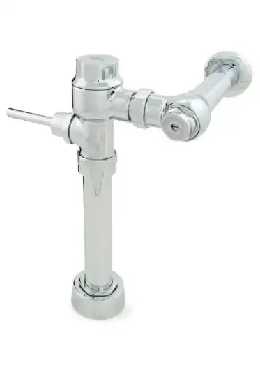 Zurn Z6200-WS1-YB-YC Metroflush Exposed Manual Piston Flush Valve with 1.6 gpf Sweat Solder Kit and Cast Wall Flange