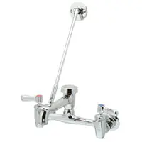 Zurn Z843M1-CS-RC AquaSpec Wall-Mount Service Sink Faucet - Vacuum-Breaker, Pail Hook, Wall Brace, Check Stop, Lever Handles