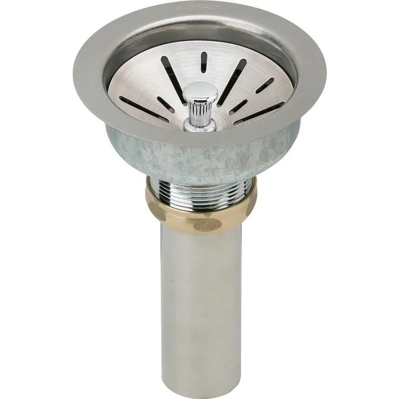 Elkay LK99FCS Deluxe 4-7/16 x 4 in. Bathroom Sink Drain in Satin