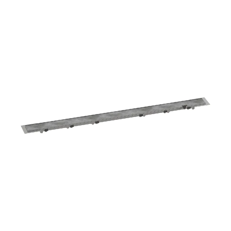 Hansgrohe 56032001 RainDrain Rock Trim Flex 35 1/4 Cut to Size and Tileable in Nature Stone