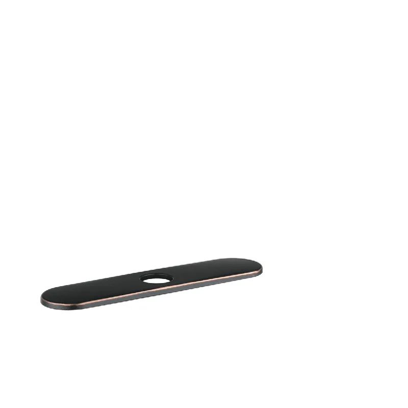 Hansgrohe 14019921 Base Plate for Single-Hole Kitchen Faucets, 10 in Rubbed Bronze