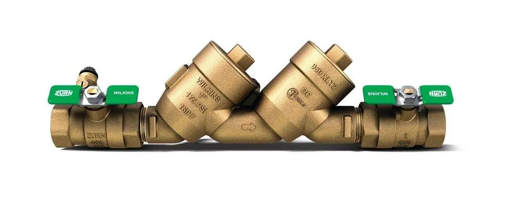 Zurn 1-950XLT2 1 in. Cast Bronze FNPT Backflow Preventer