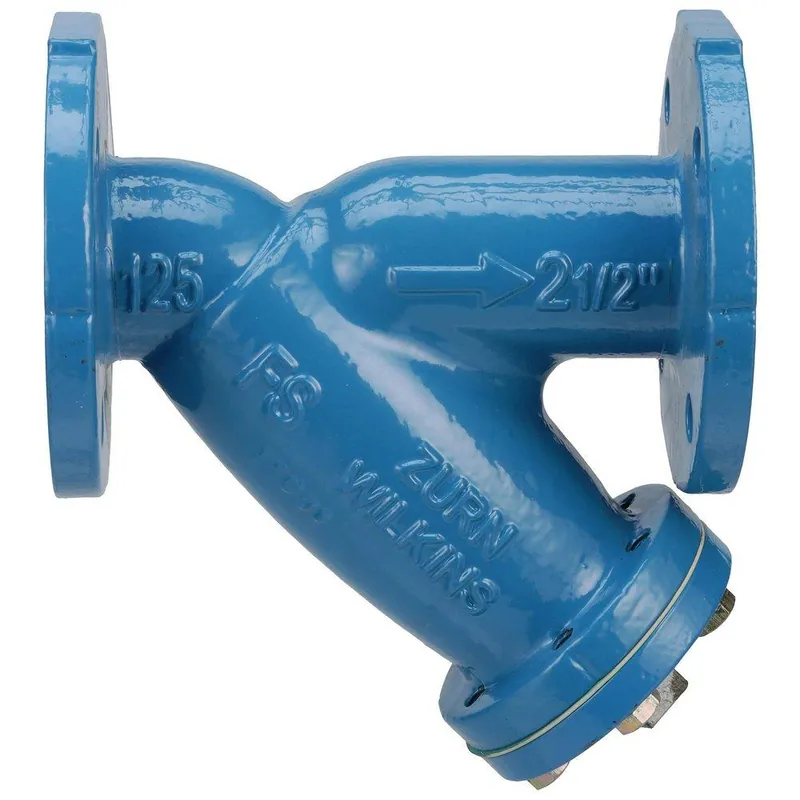 Zurn 212-FSC Model FSC 2-1/2 in. Flange Ductile Iron Epoxy Coated Y-Strainer