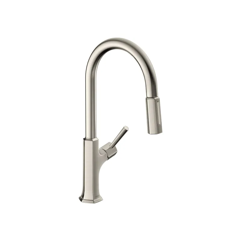 Hansgrohe 04827800 Locarno HighArc Kitchen Faucet, 2-Spray Pull-Down with sBox, 1.75 GPM