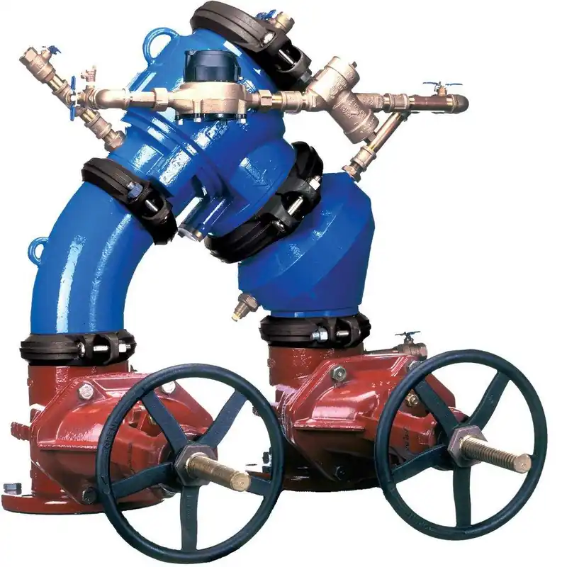 Zurn 4-450DA 450DA 4 in. Epoxy Coated Ductile Iron Flanged 175 psi Backflow Preventer