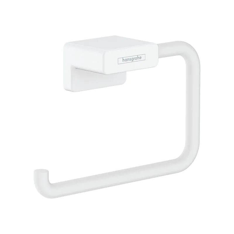 Hansgrohe 41754700 AddStoris Towel Ring in Matte White