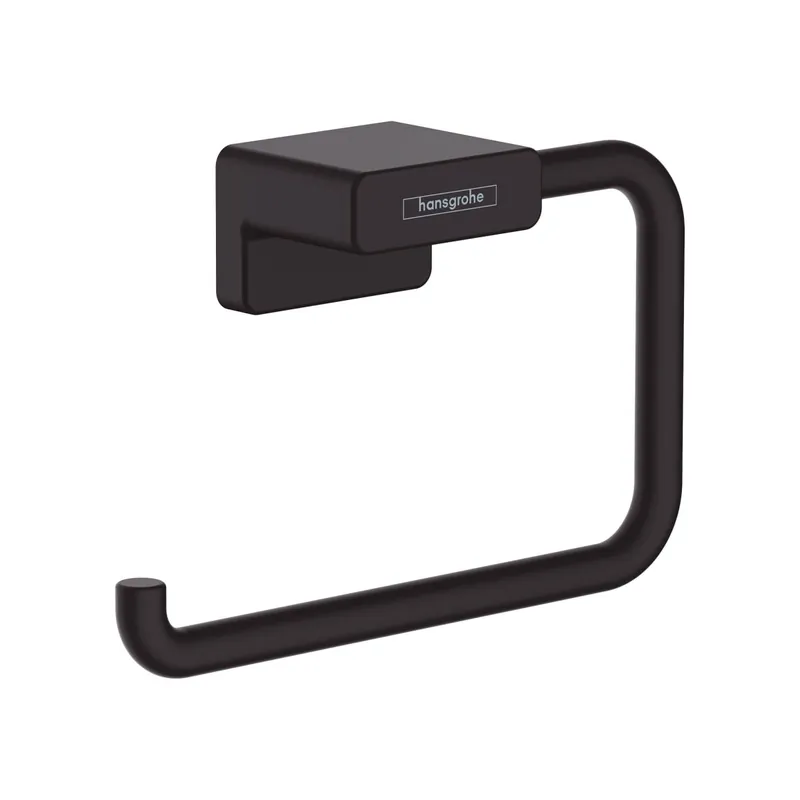Hansgrohe 41754670 AddStoris Towel Ring in Matte Black