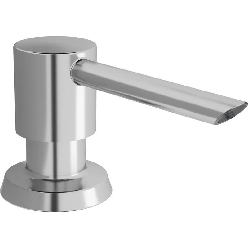 Elkay LK321CR Deck Mount Brass and Plastic Soap Dispenser in Chrome