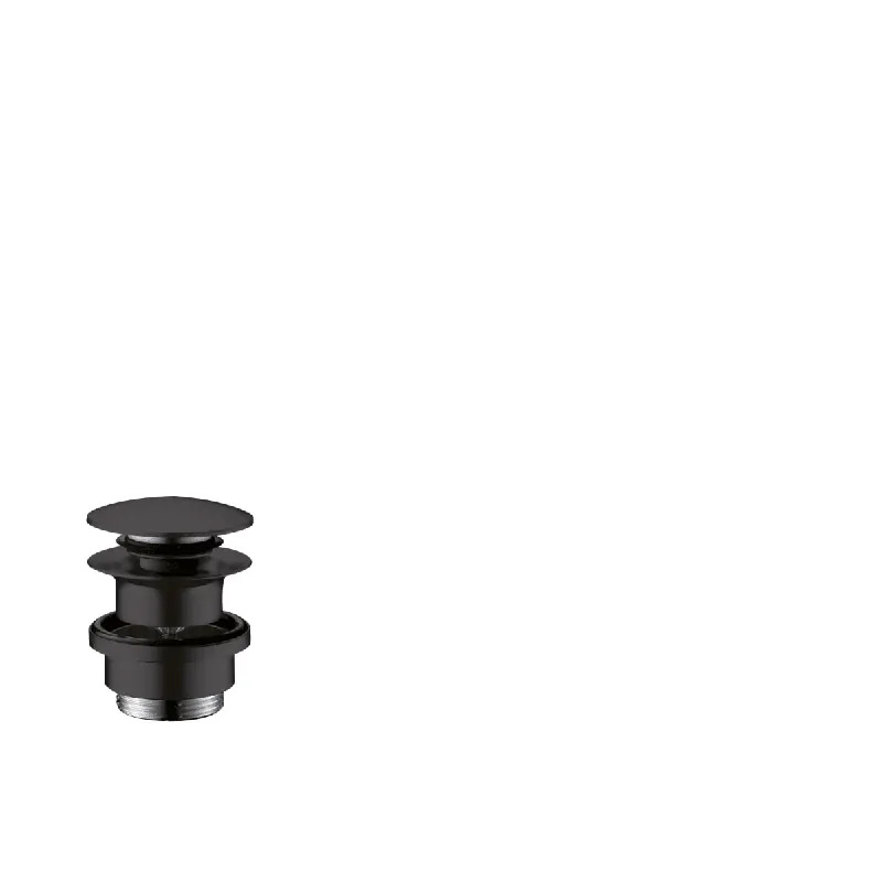 Hansgrohe 50100671 Push-Open Sink Drain in Matte Black