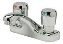 Zurn Z86500-XL AquaSpec Two Handle Metering Faucet 1.0 GPM (4 Centers)
