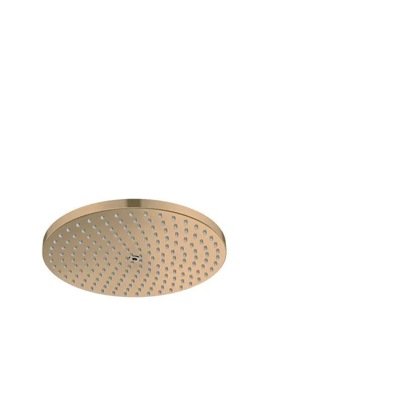 Hansgrohe 04927140 Raindance S Showerhead 240 1-Jet PowderRain 1.75 GPM in Brushed Bronze