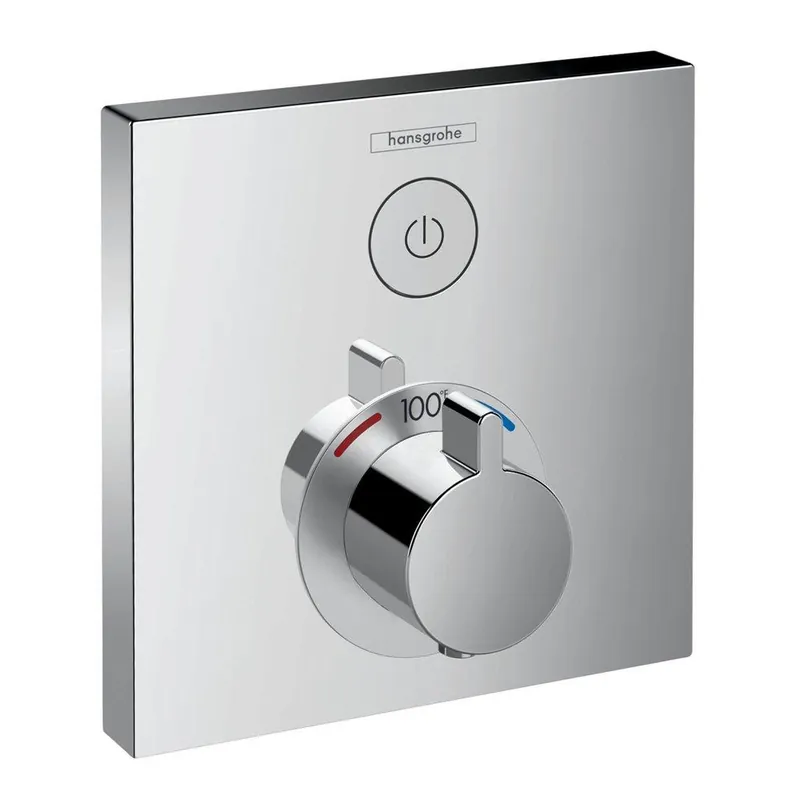 Hansgrohe 15762001 ShowerSelect Single Handle Thermostatic Valve Trim in Polished Chrome