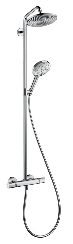 Hansgrohe 27115001 Raindance Select Three Handle Single Function Shower System in Polished Chrome