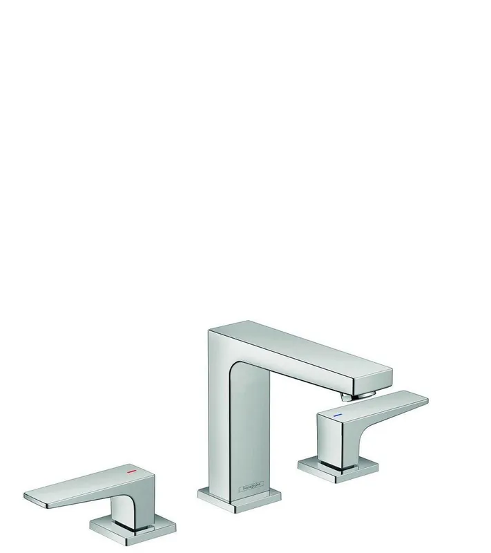 Hansgrohe 32518001 Metropol 110 Two Handle Widespread Bathroom Sink Faucet in Polished Chrome