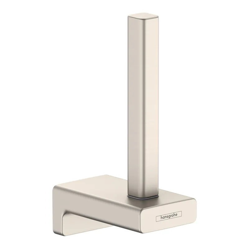 Hansgrohe 41756820 AddStoris Spare Toilet Paper Holder in Brushed Nickel