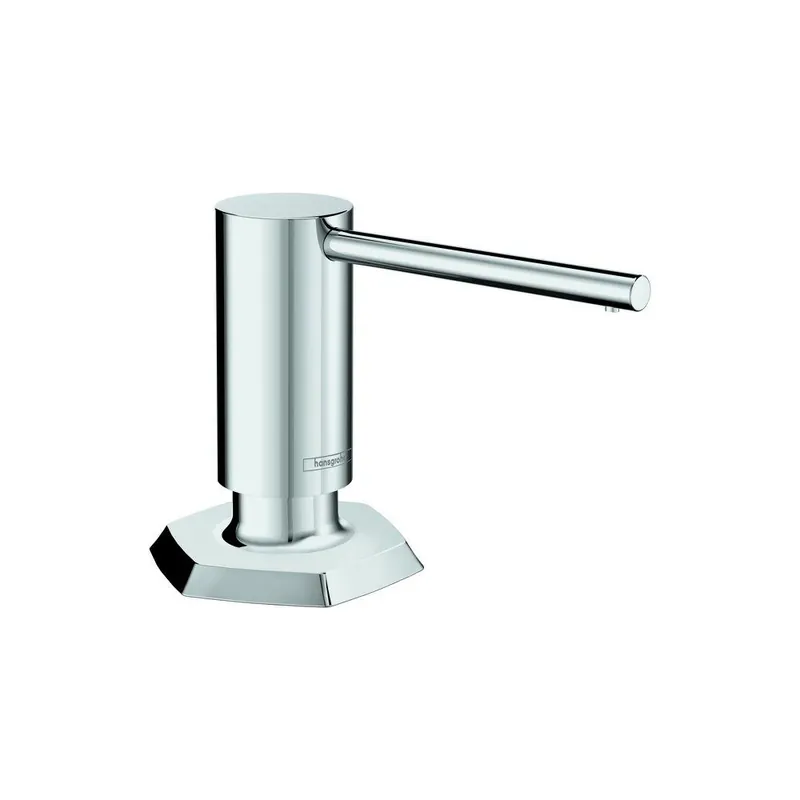 Hansgrohe 04857000 Locarno 3-3/8 in. 16 oz. Kitchen Soap Dispenser in Chrome