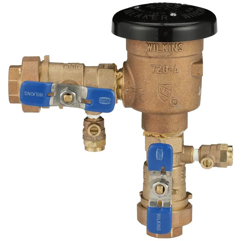 Zurn Wilkins 1-720AU Model 720A FNPT Union Polypropylene, Cast Bronze and 300L Stainless Steel 1 in. 150 psi BFP Vacuum Breaker