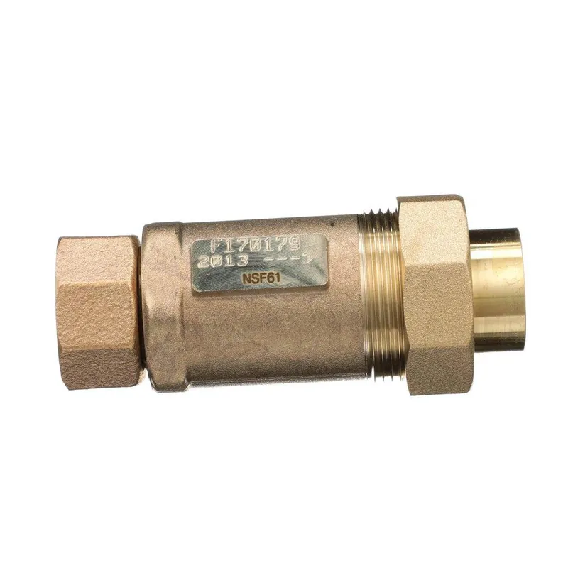 Zurn 1UFMX34UF-700XL 700XL 1 x 3/4 in. Cast Bronze Union Female Meter x Union FNPT 175 psi Backflow Preventer