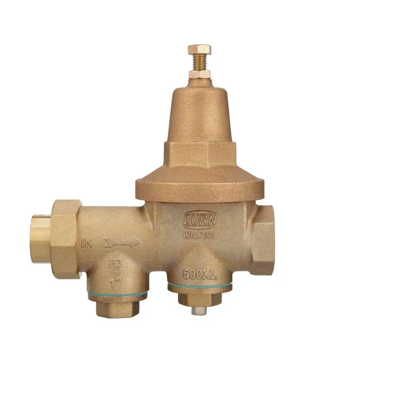Zurn 1-600XLC 1 Lead Free Female Copper Sweat Union x FNPT Pressure Reducing Valve