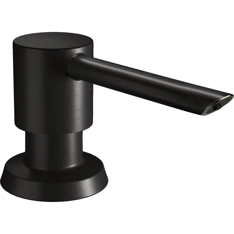 Elkay LK321MB Brass Deck Mount Soap & Lotion Dispenser Matte Black