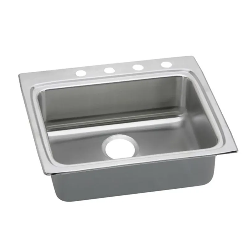 Elkay LRAD2522503 Lustertone Classic Stainless Steel 25 x 22 x 5 Single Bowl Drop-in ADA Sink