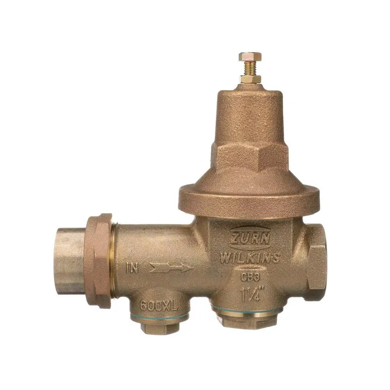 Zurn 114-600XLHR 600XL 1-1/4 in. 300 psi Cast Bronze Union FNPT x FNPT High Range Pressure Reducing Valve