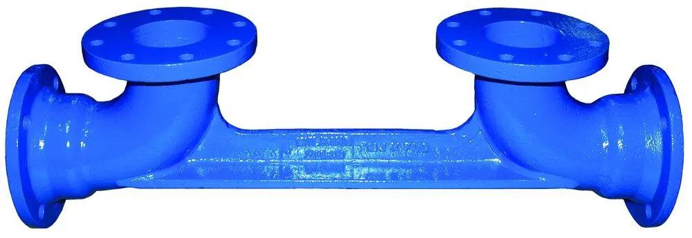 Zurn 6-MJS Model MJS Mechanical Joint 6 in. Epoxy Coated Ductile Iron BFP Valve Setter
