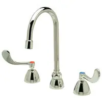 Zurn Z831B4-XL-FC1.5 AquaSpec Widespread Gooseneck Faucet 1.5 gpm Laminar Flow Control