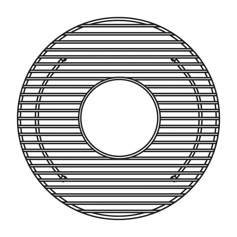 ELKAY LKRBG12CR GRID 11 RND. CHRM VINYL FITS BOWL 12' DIA.