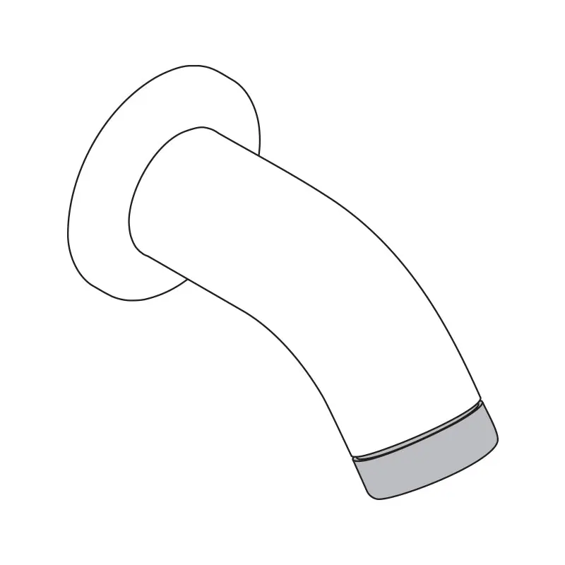 Hansgrohe 27438621 Showerarm 1/2 Smallcast