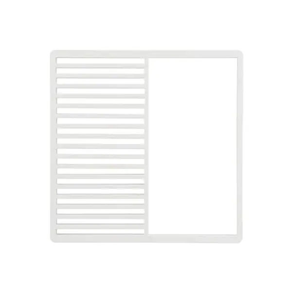 Zurn PS12-H Half Grate PVC FS12 PS12-H