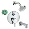 HANSGROHE KST04447-04340-13PC-2 TRIM KIT KST044470434013PC2 TUB/SHWR RAINDANCE S 100