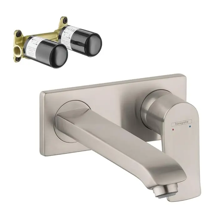 Hansgrohe KT31086-13622BN-2 Lav Fct Kit Metris Wall Mount Sgl Hdl