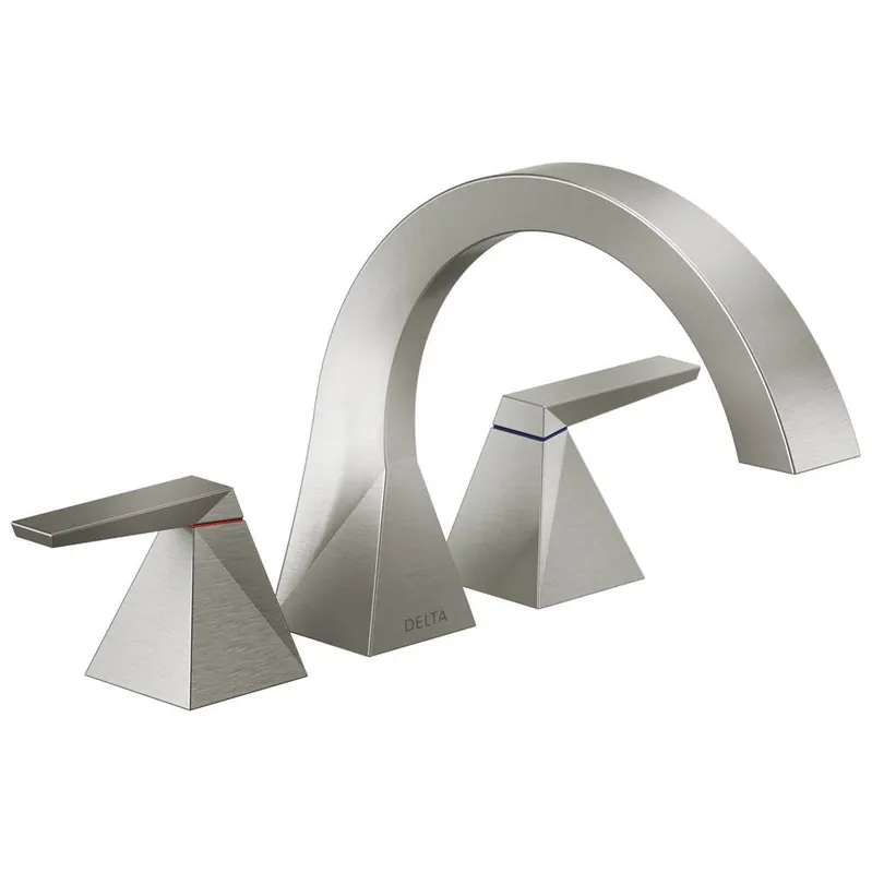 Delta T2746-SS-PR Two-Handle Roman Tub Trim