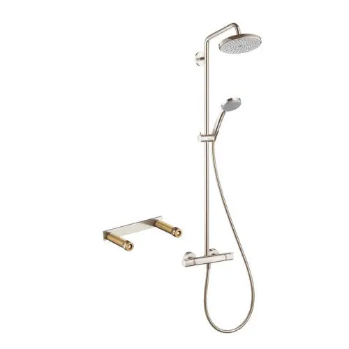 HANSGROHE KS27185-16181BN-2 SHOWERPIPE KIT CROMA 220